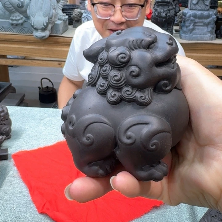 西安石晋錾石雕手工雕刻摆件