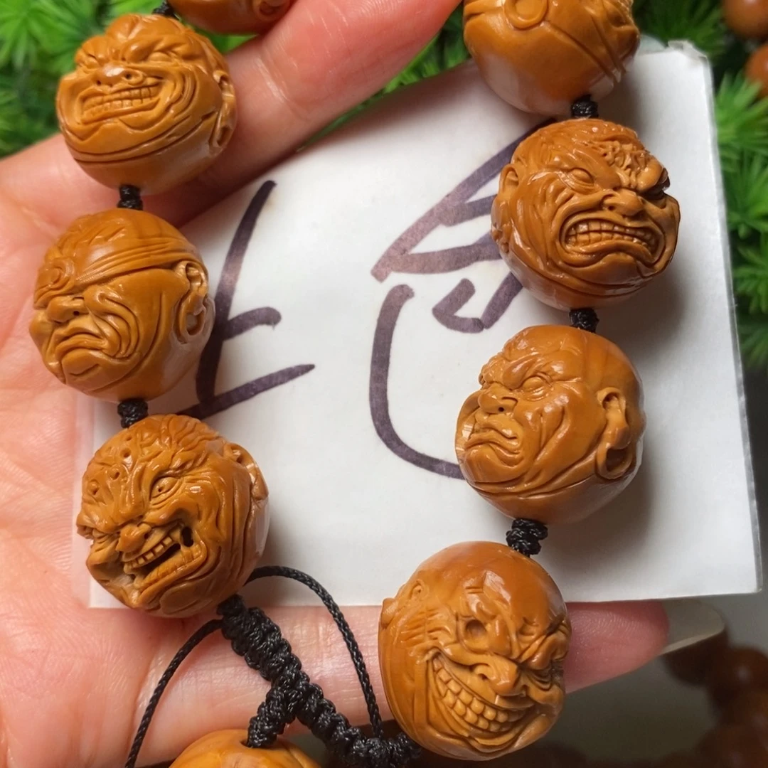 花***开手串/手链橄榄核恶僧微花