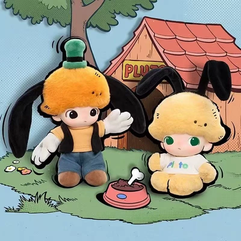 DIMOO WORLD×迪士尼系列搪胶毛绒钥匙圈盲盒挂件