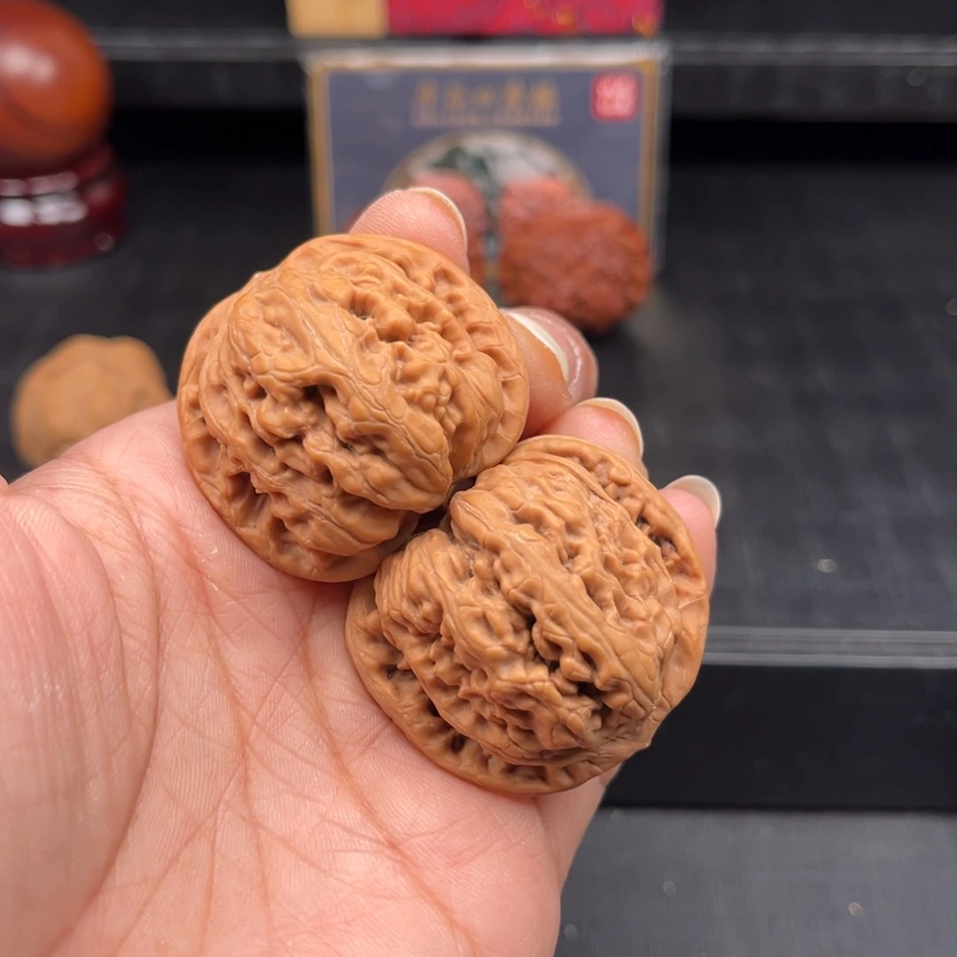 吊坠文玩核桃九龙38