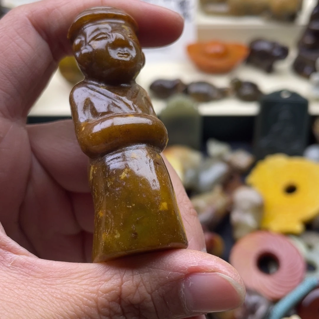未镶嵌蛇纹石玉颈饰134