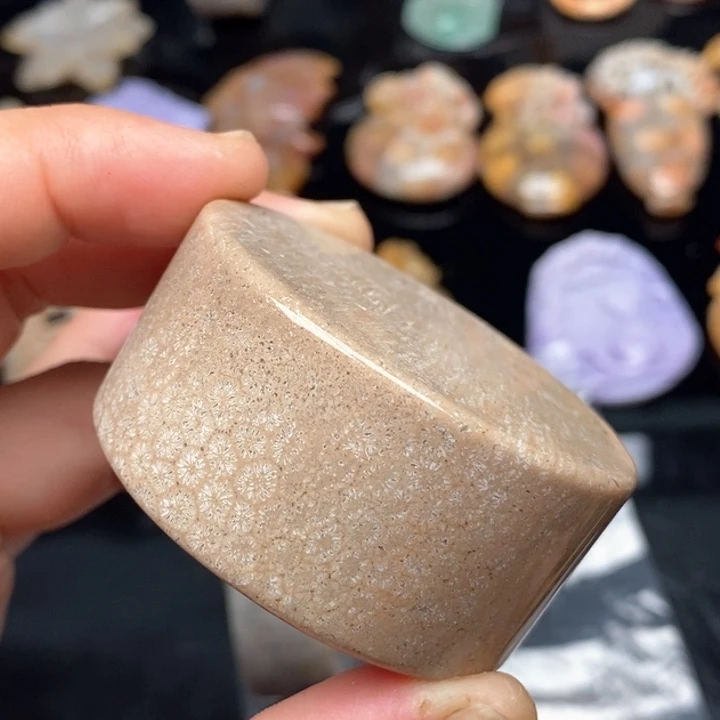 硅化珊瑚（珊瑚玉）手镯未镶嵌