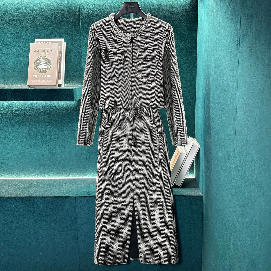 气质网红针织时尚休闲女士潮流套装FC01204