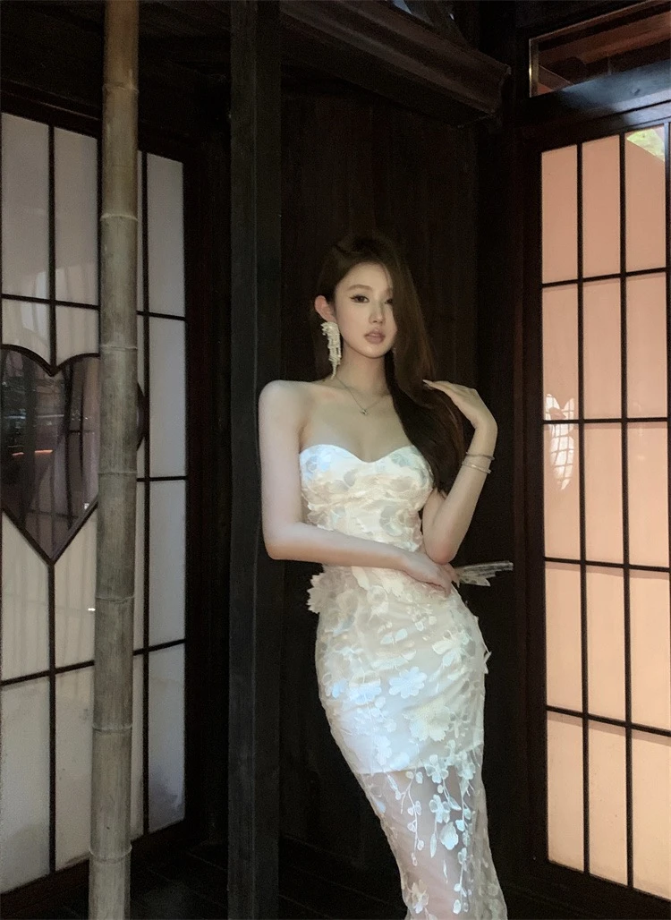 300-355编码四季款修身连衣裙