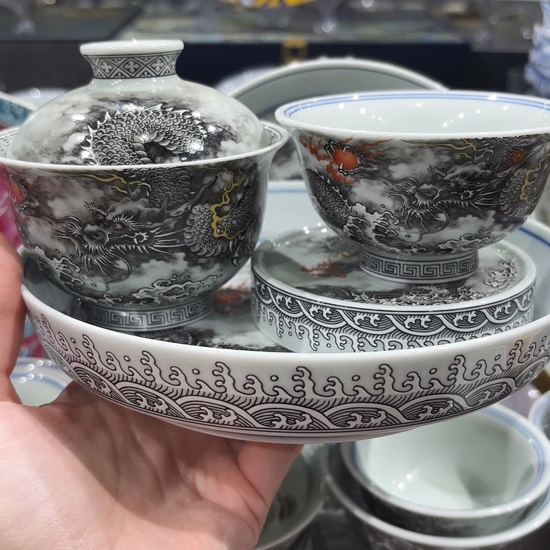 瓷片景德镇瓷器艺术半手