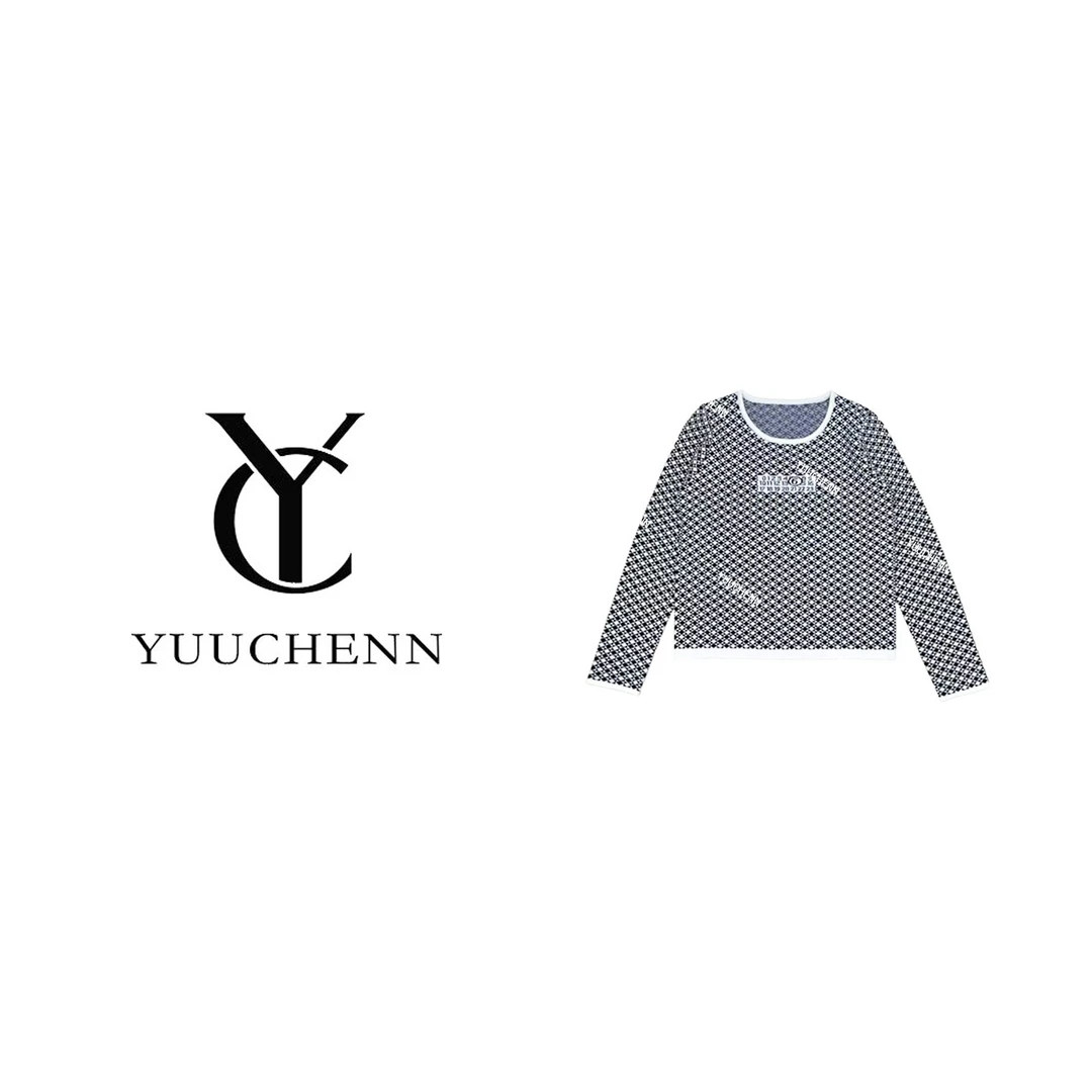 YUUCHENN 8060休闲长袖针织毛针织衫时尚轻奢上衣  038