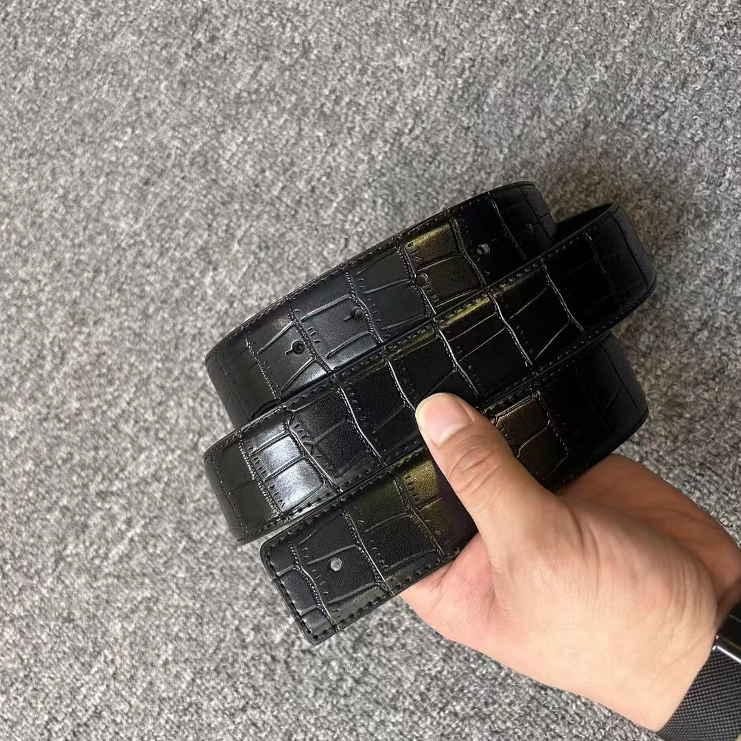 （单皮带）3.8宽LU皮腰带腰带礼盒装-建