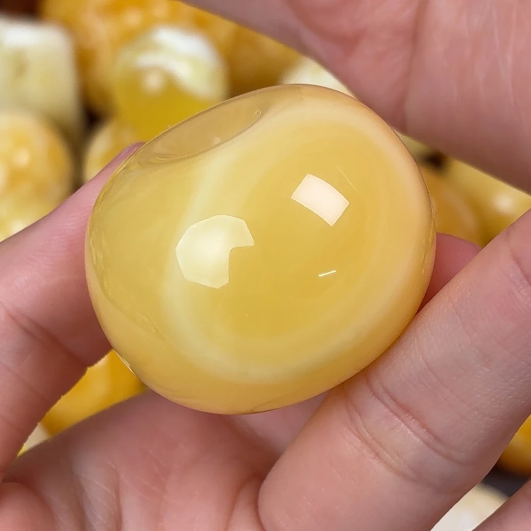 蜜蜡未镶嵌吊坠(不含链)面包圈