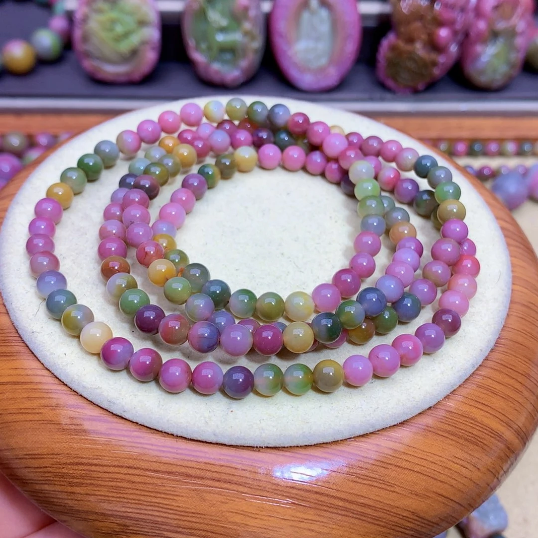 玛瑙未镶嵌手链盐源