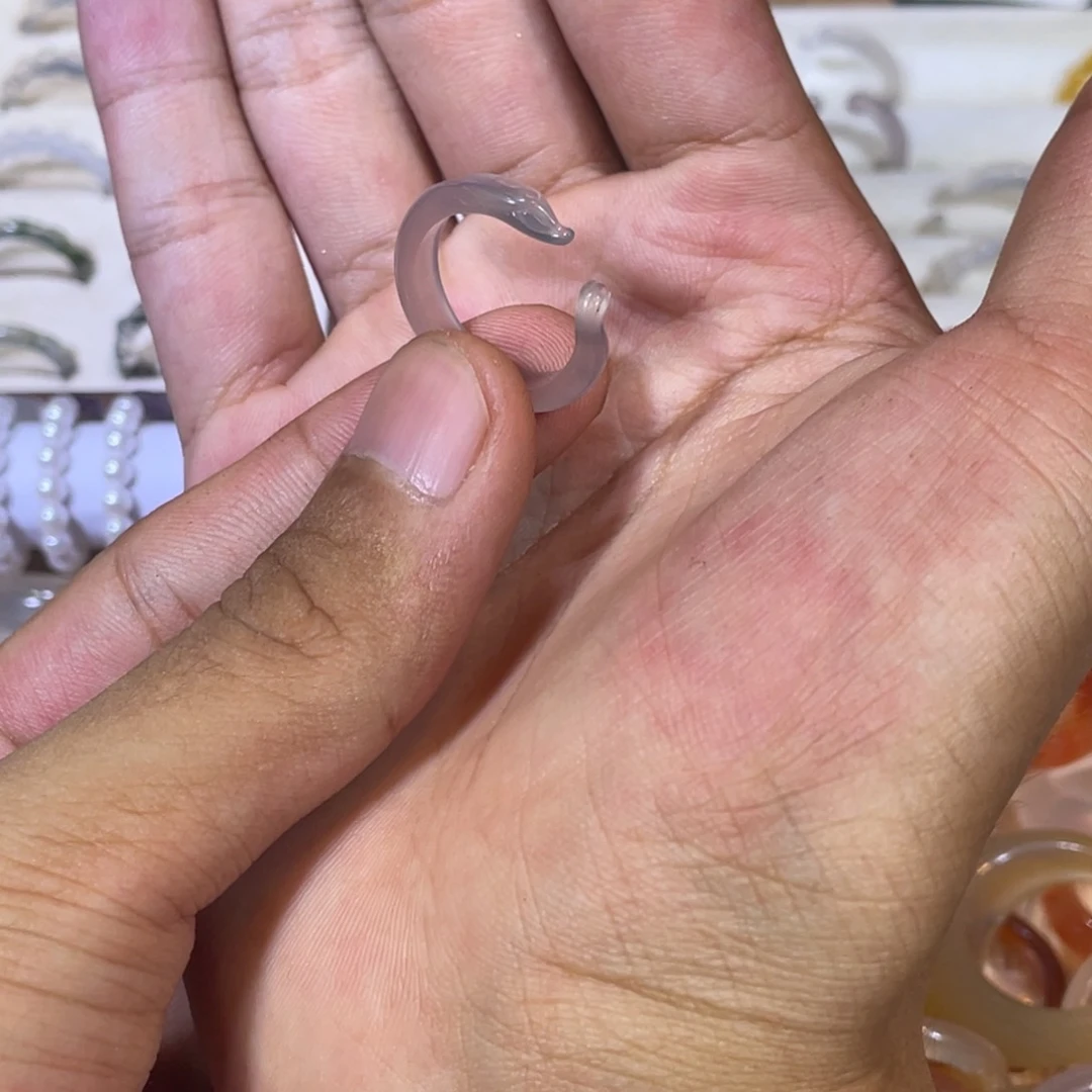 玛瑙/玉髓戒指未镶嵌31号港13