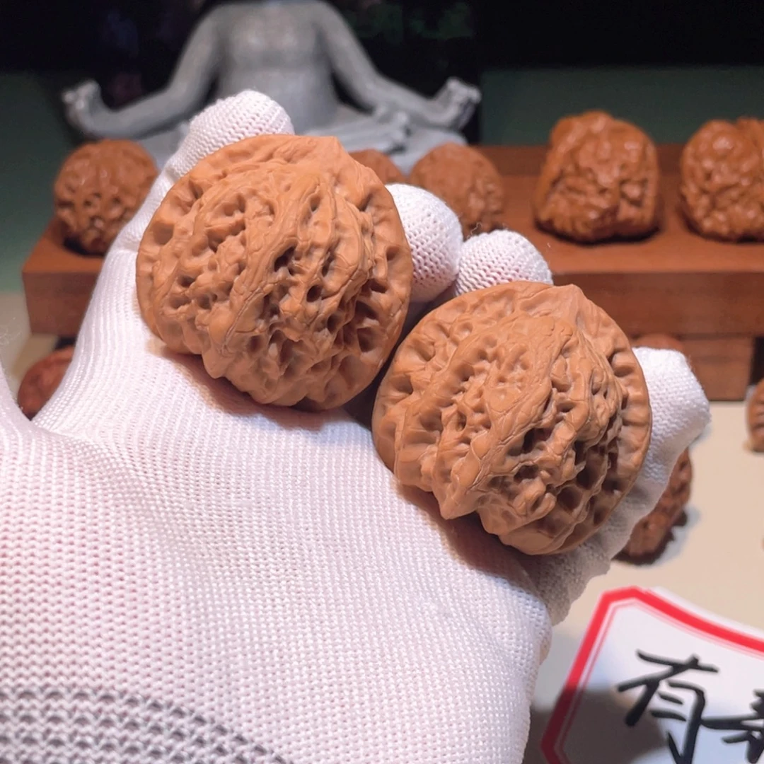 把件文玩核桃佛肚.44.42,17823