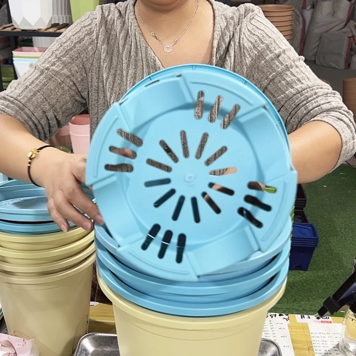 圆形控根口24高24混色5个无托