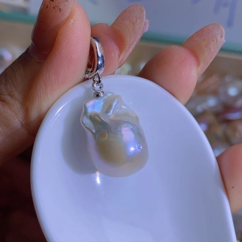 【闪购商品】淡水珍珠天然淡水珍珠合金