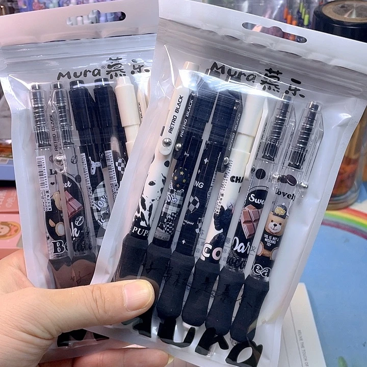 慕乐复古文艺圈黑笔6+6
