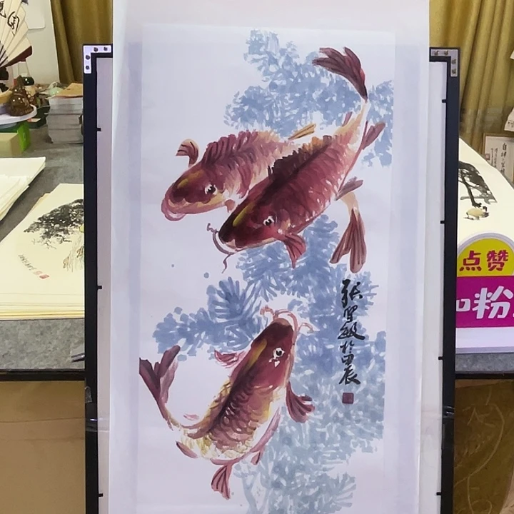 国画张圣敏先生纯手绘作品