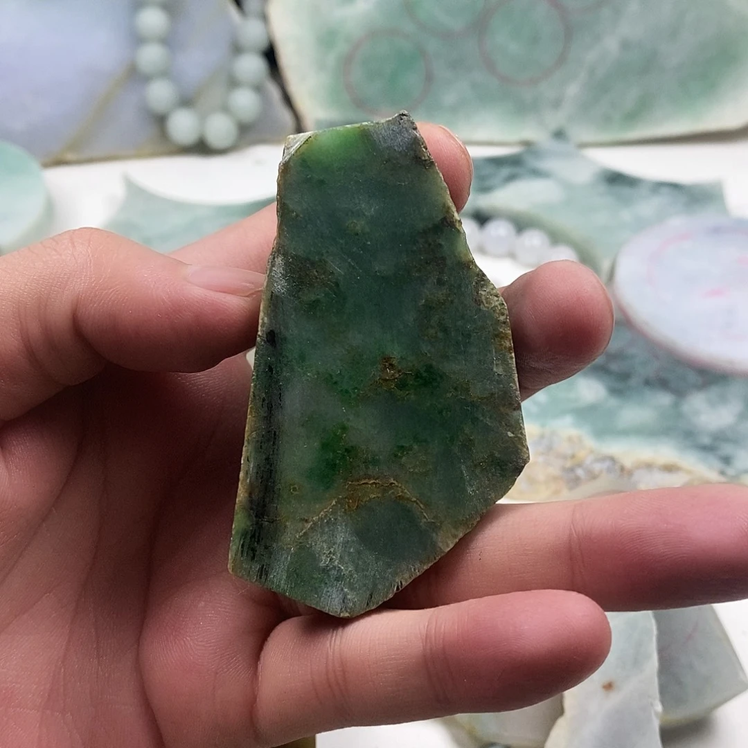 翡翠散珠天然缅甸翡翠a货30