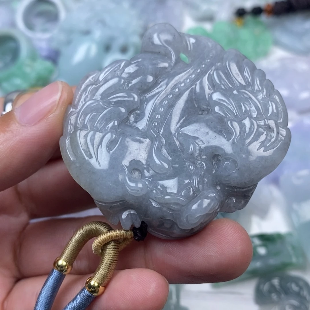颈饰未镶嵌翡翠宁**远翡翠