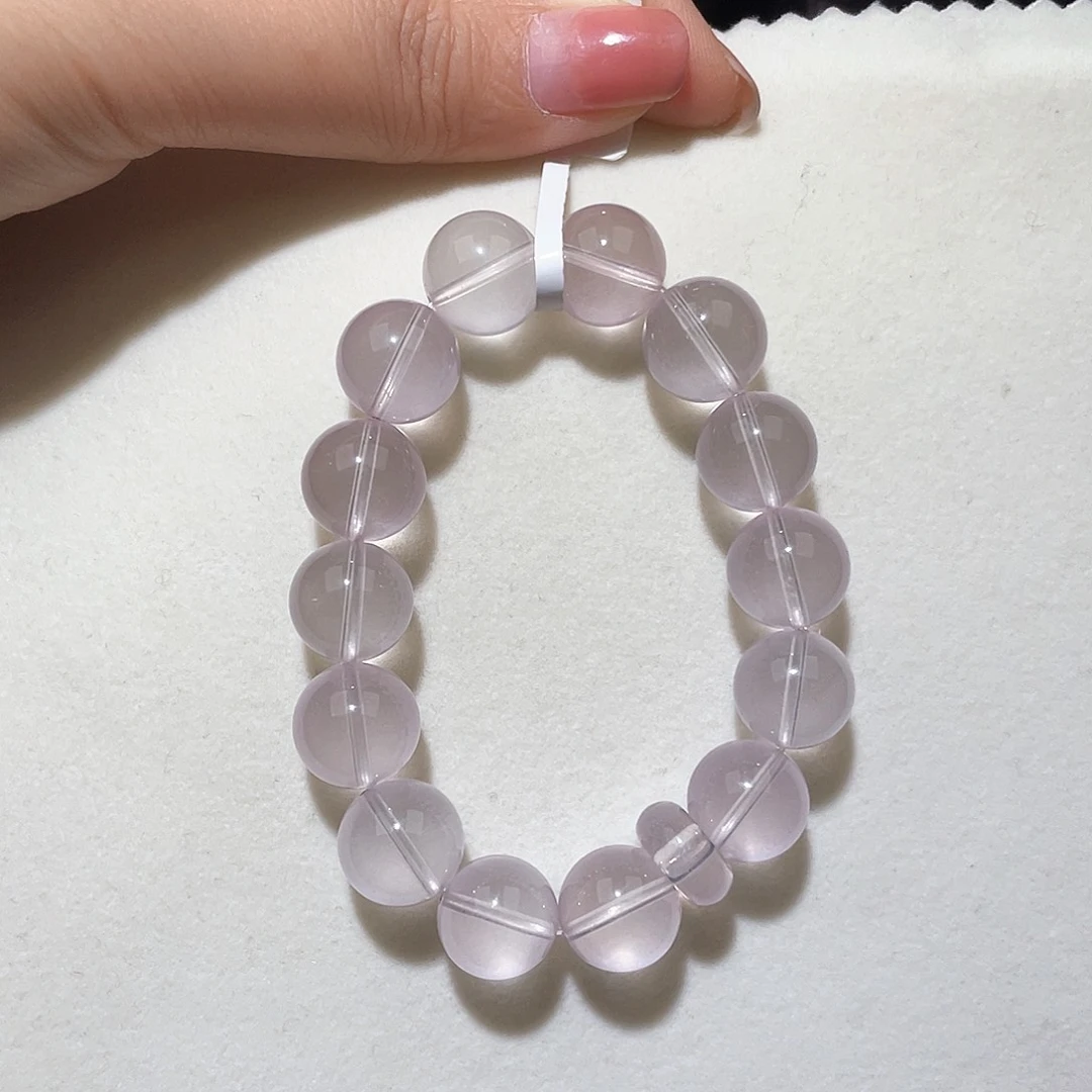 ****s未镶嵌水晶手链粉水晶
