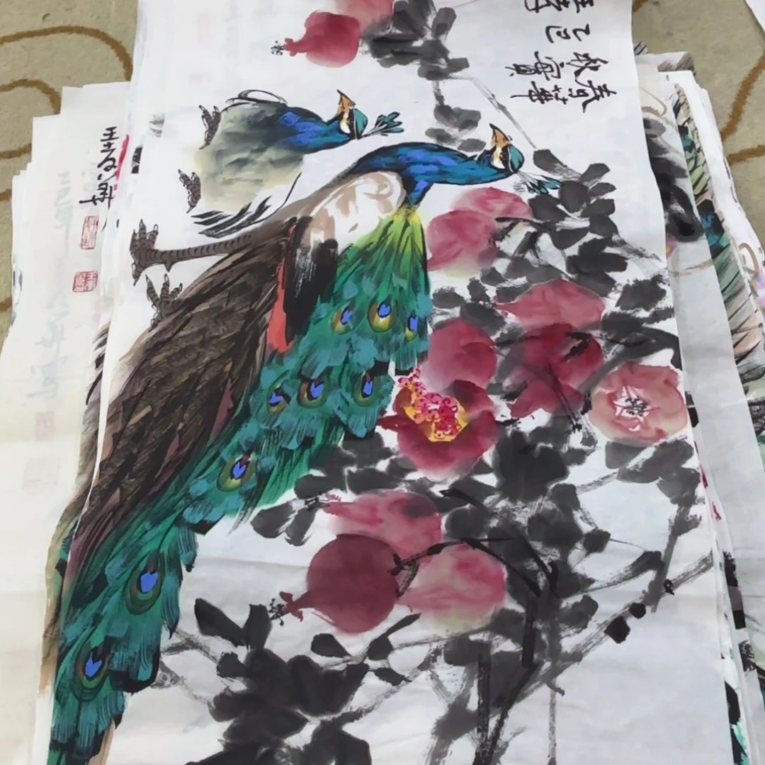 国画王孝华老师三尺方刘