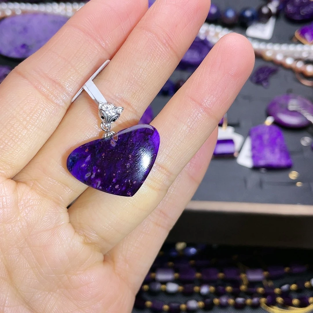 苏纪石（舒俱来）吊坠银S925镶嵌