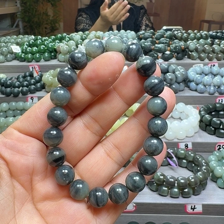 手链未镶嵌和田玉新疆青花卡10