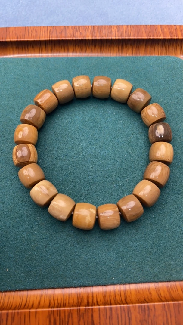 猛犸牙特色咖料1.0直切手串有瑕特价