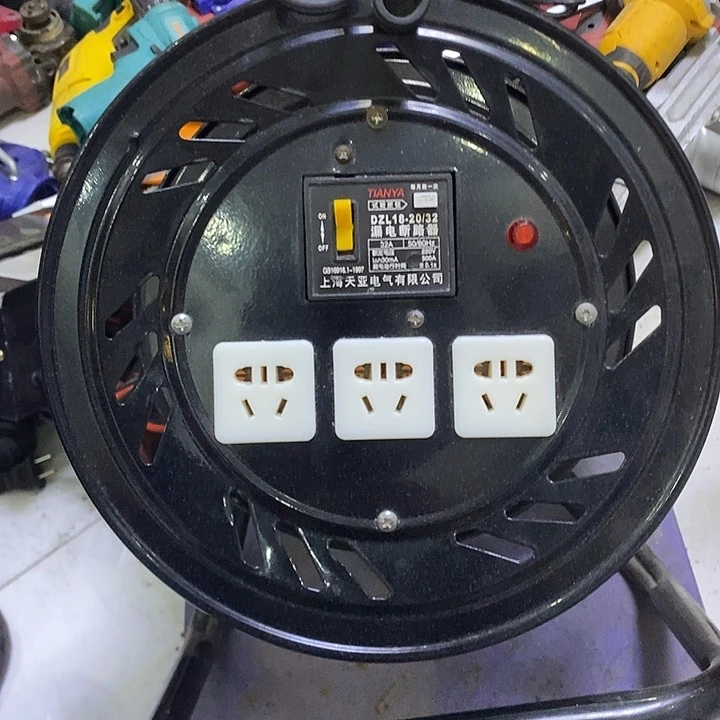 可绕50米左右电缆线缆盘绕线盘收线卷线盘收线 金属空盘