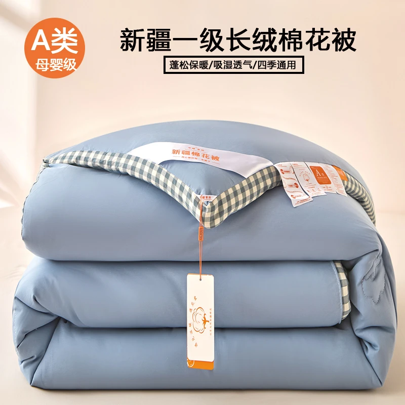冬被新疆棉花被子被芯秋冬天棉被棉絮冬季加厚保暖单人春秋被褥