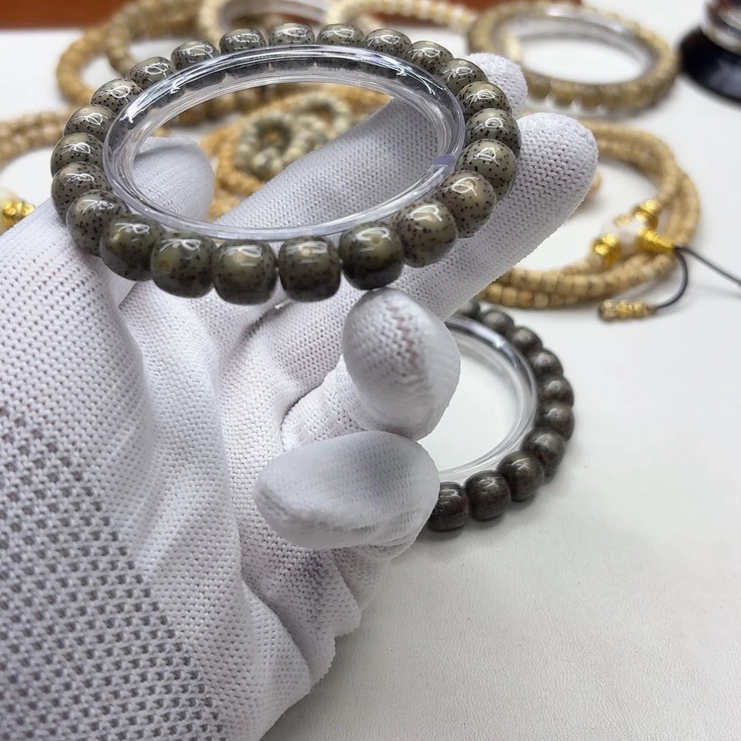 星月菩提吊坠31灭世小冰糖月留白针尖星10左右单圈