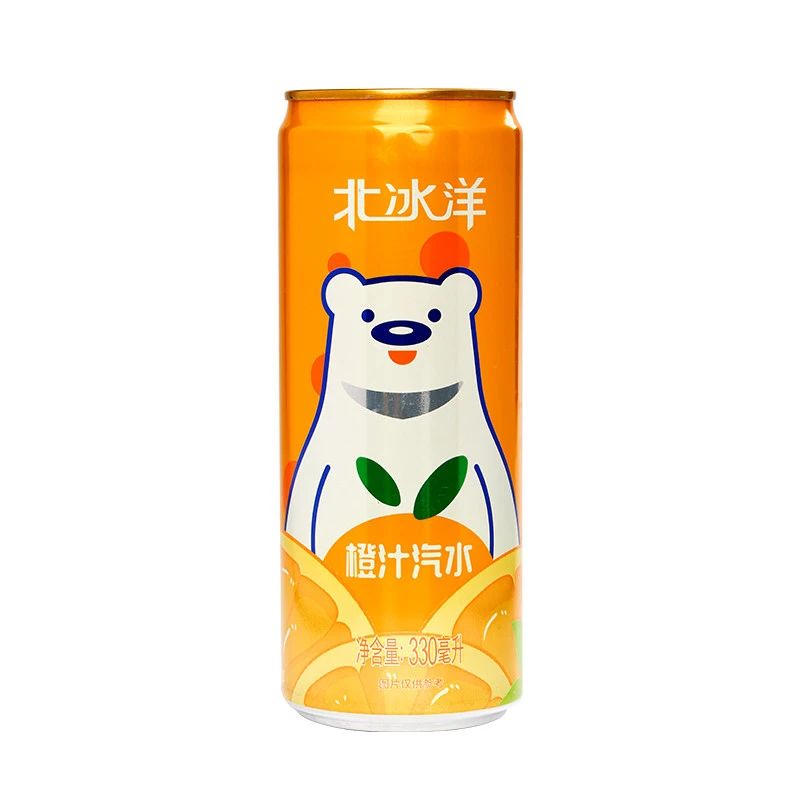 北冰洋橙汁汽水330ml