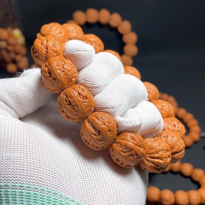 文玩核桃手串青****华