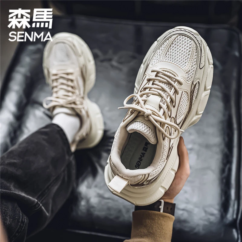 SENMA/森马厚底增高老爹鞋男2025春季新款ins运动潮流休闲鞋百搭
