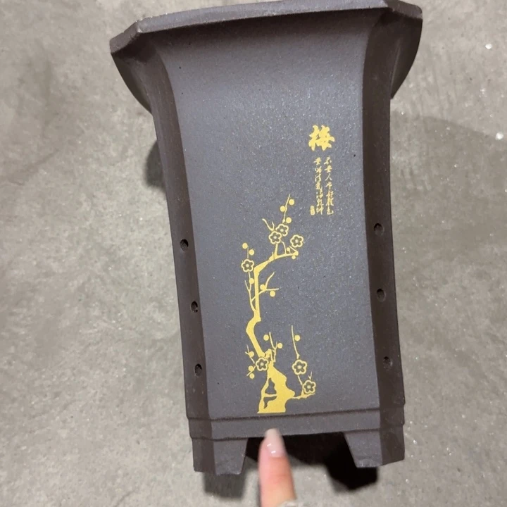 紫砂紫砂花盆破损补发高度22口径16单只