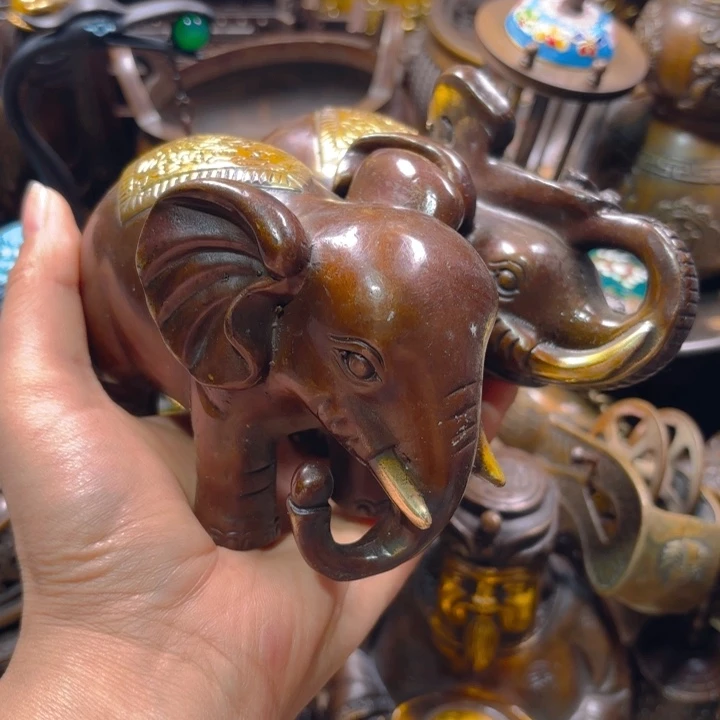 铜器摆件收收藏藏