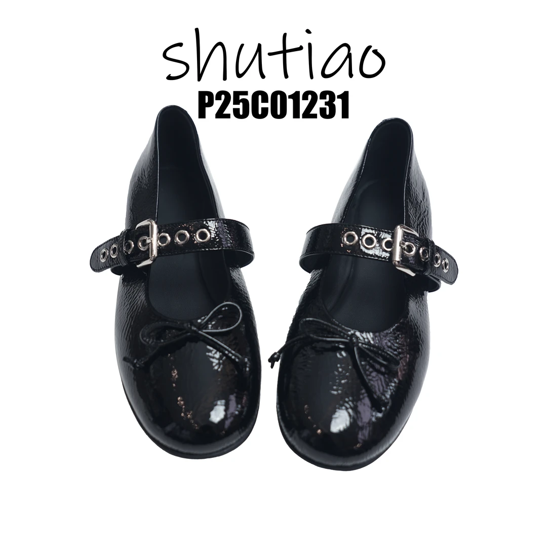 【SHUTIAO】2025夏季：新款小众设计款鞋子P25C01231