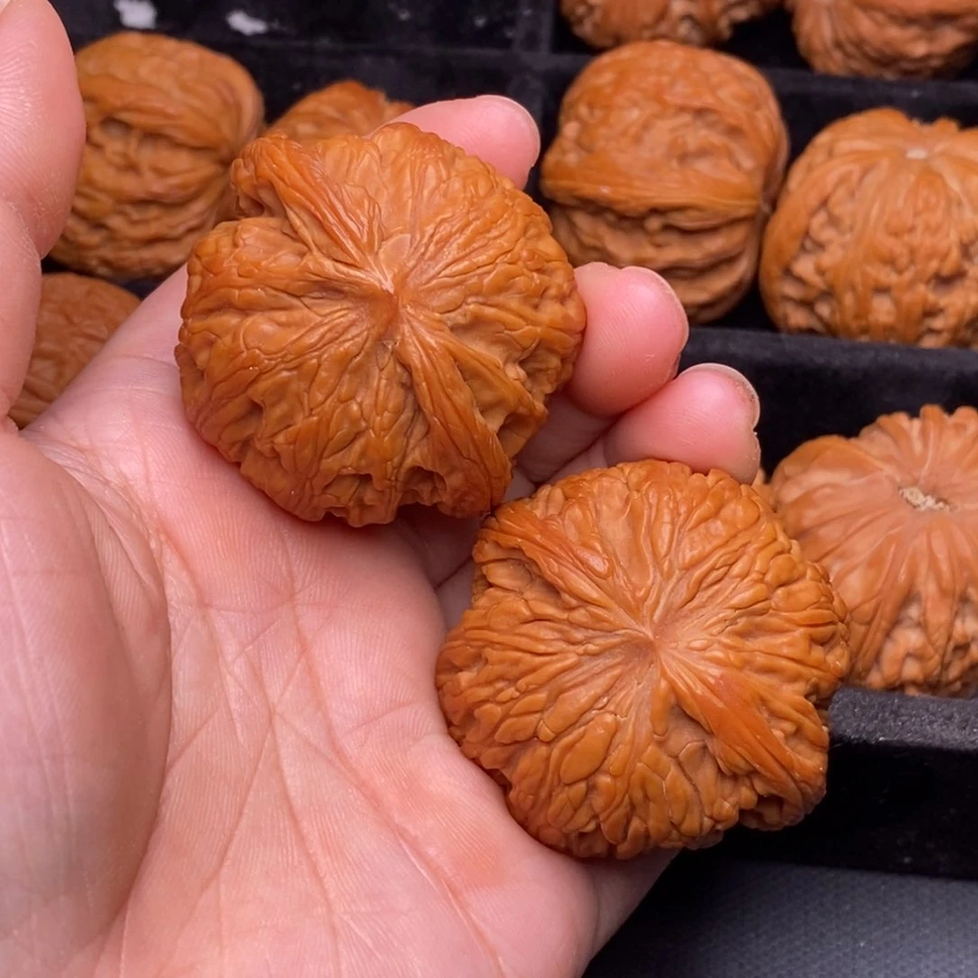 把件文玩核桃秦岭野生het