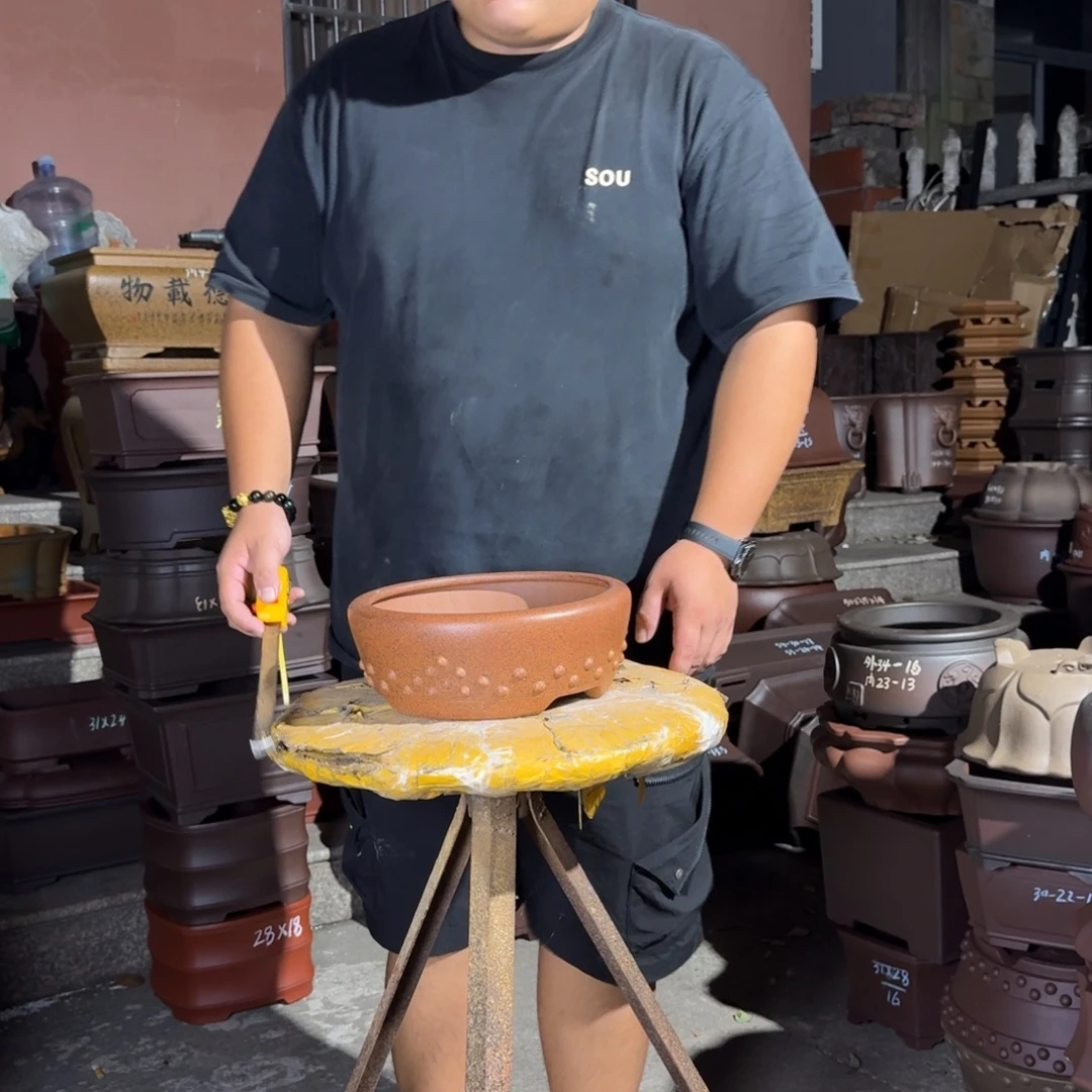 紫砂花盆紫砂花盆