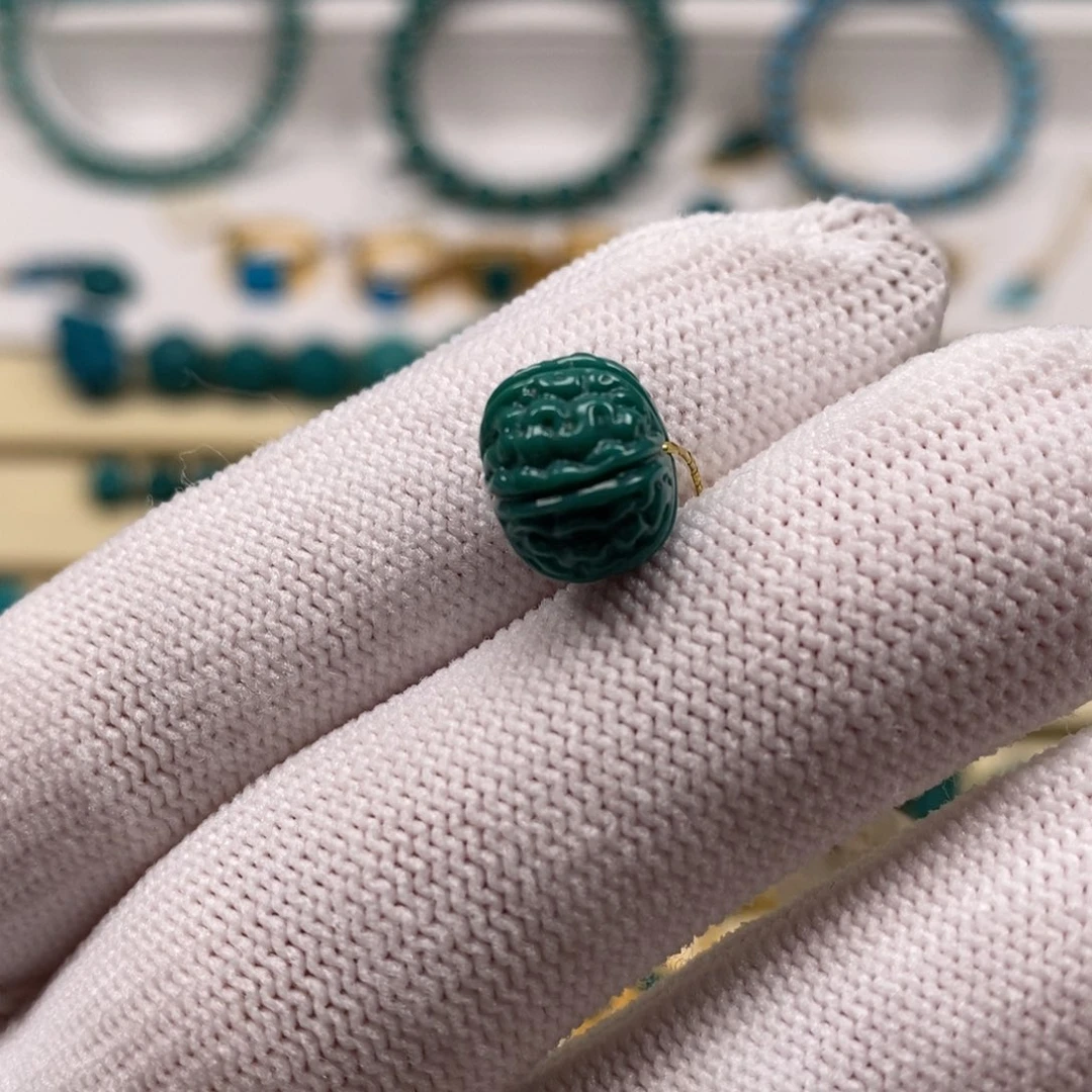 未镶嵌绿松石珠宝奇石金刚10.5mm