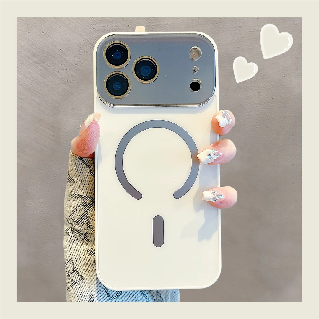 磨砂大视窗玻璃壳适用iPhone17手机壳镜头膜保护Air苹果17promax