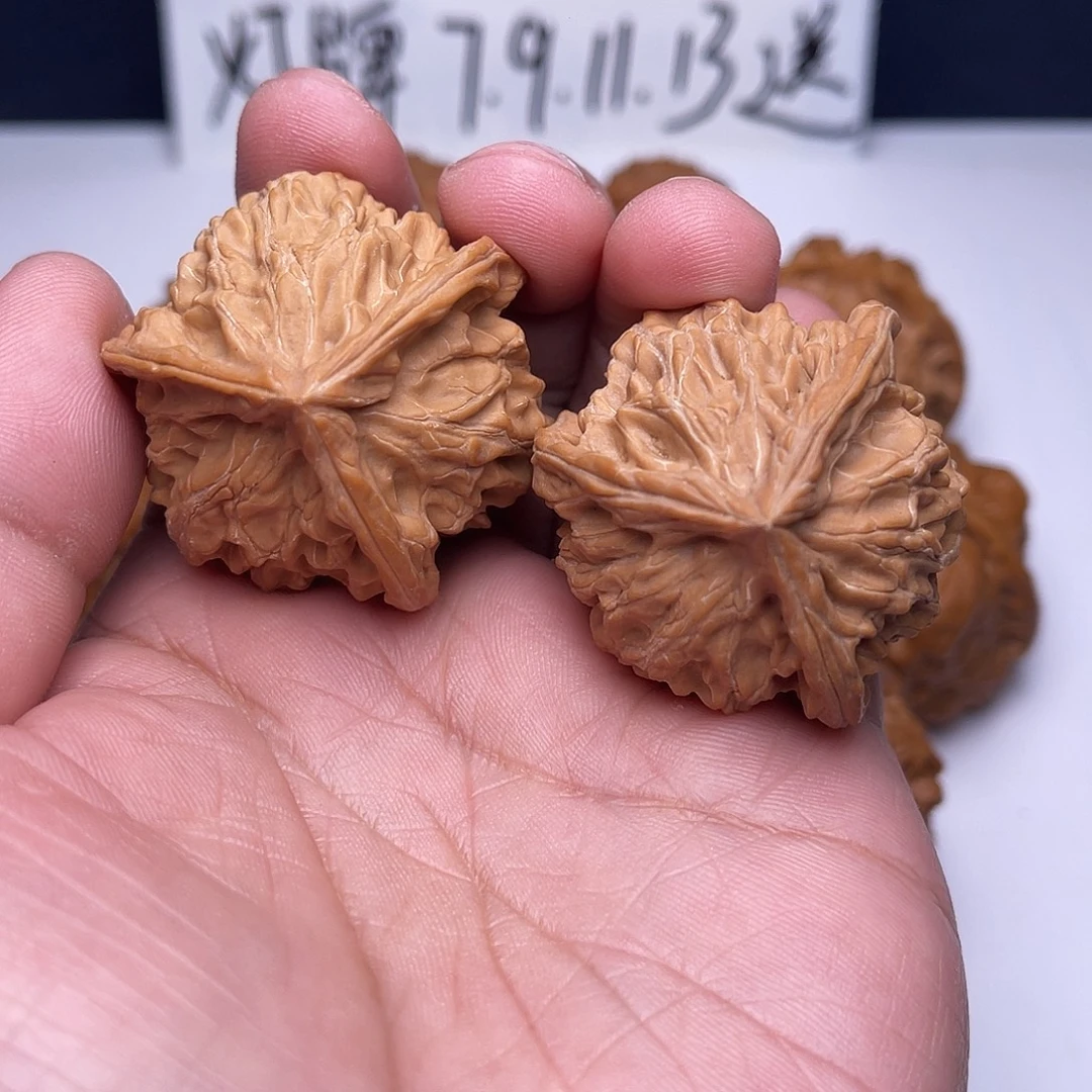 把件文玩核桃38盘山三棱13