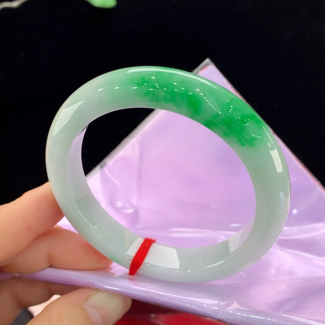 翡翠未镶嵌手镯0060