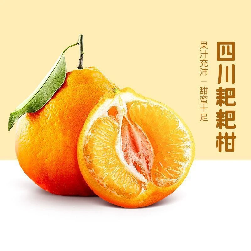 【亮】四川粑粑柑脆嫩多汁应季香甜水果柑橘粑粑柑