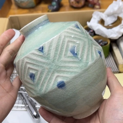 瓷片摆件工艺品瓷器摆件777