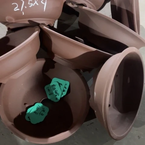 紫砂花盆100-8。27.5-9