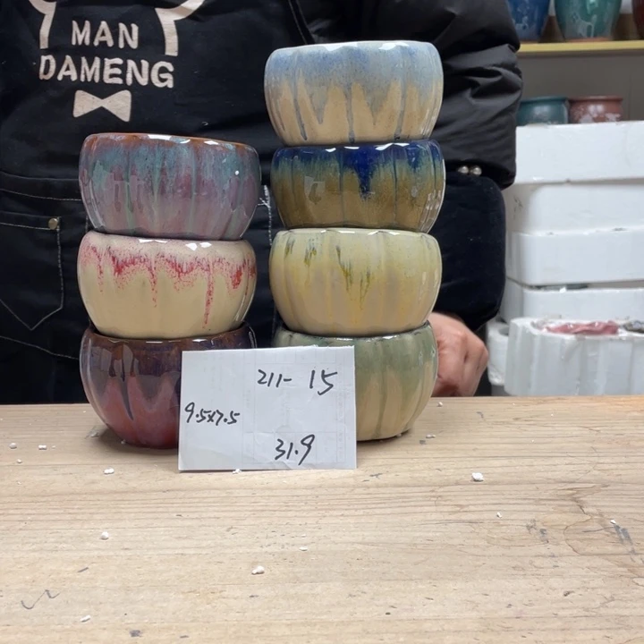 紫砂花盆多肉花盆微瑕15