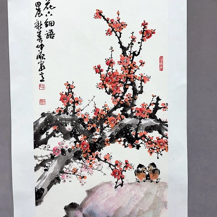 国画亲笔手绘放心去藏