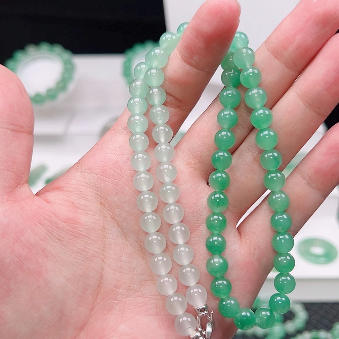 项链未镶嵌石英质玉