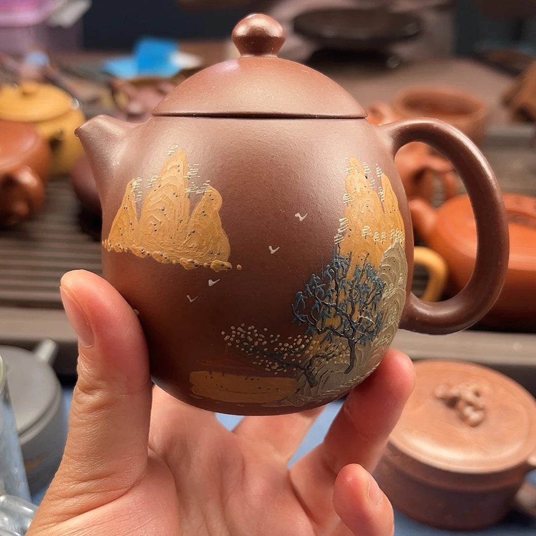 茶壶紫泥紫砂壶的