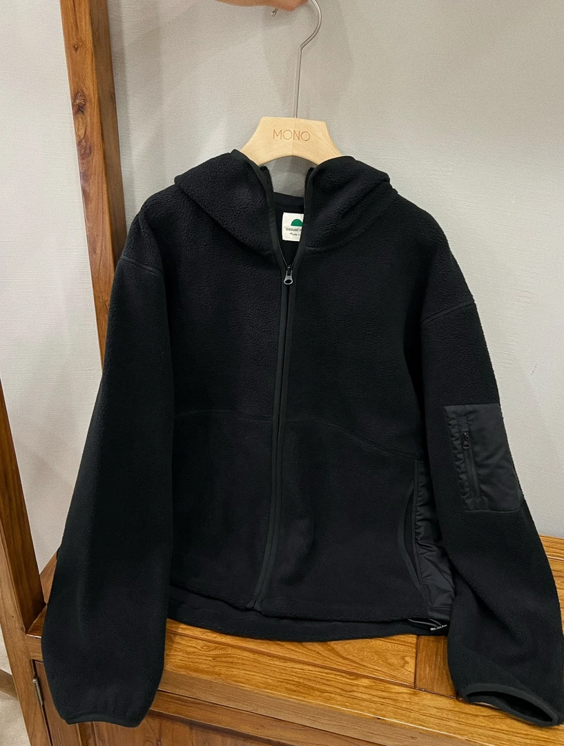韩国正品/不支持退换/大自然/拉链连帽摇粒绒/0921