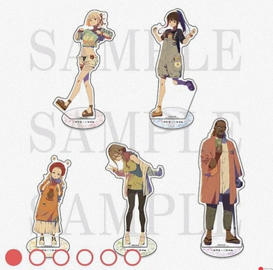 现货 莉可丽丝 浅草原画展 夏日水墨风亚克力立牌 单人 包邮